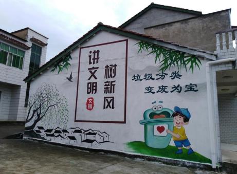 德化墙绘是现在流行的墙体广告