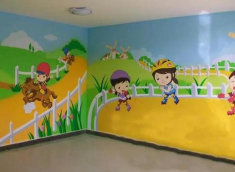 德化幼儿园墙体彩绘制作流程及注意事项