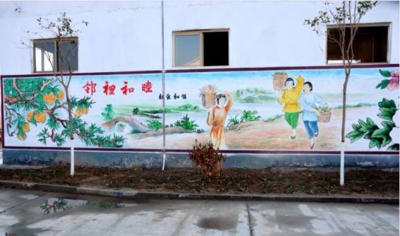 德化乡镇文化墙 乡风文明焕发新活力