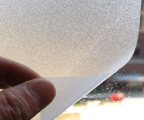 德化玻璃门外面粘广告用什么材料好？